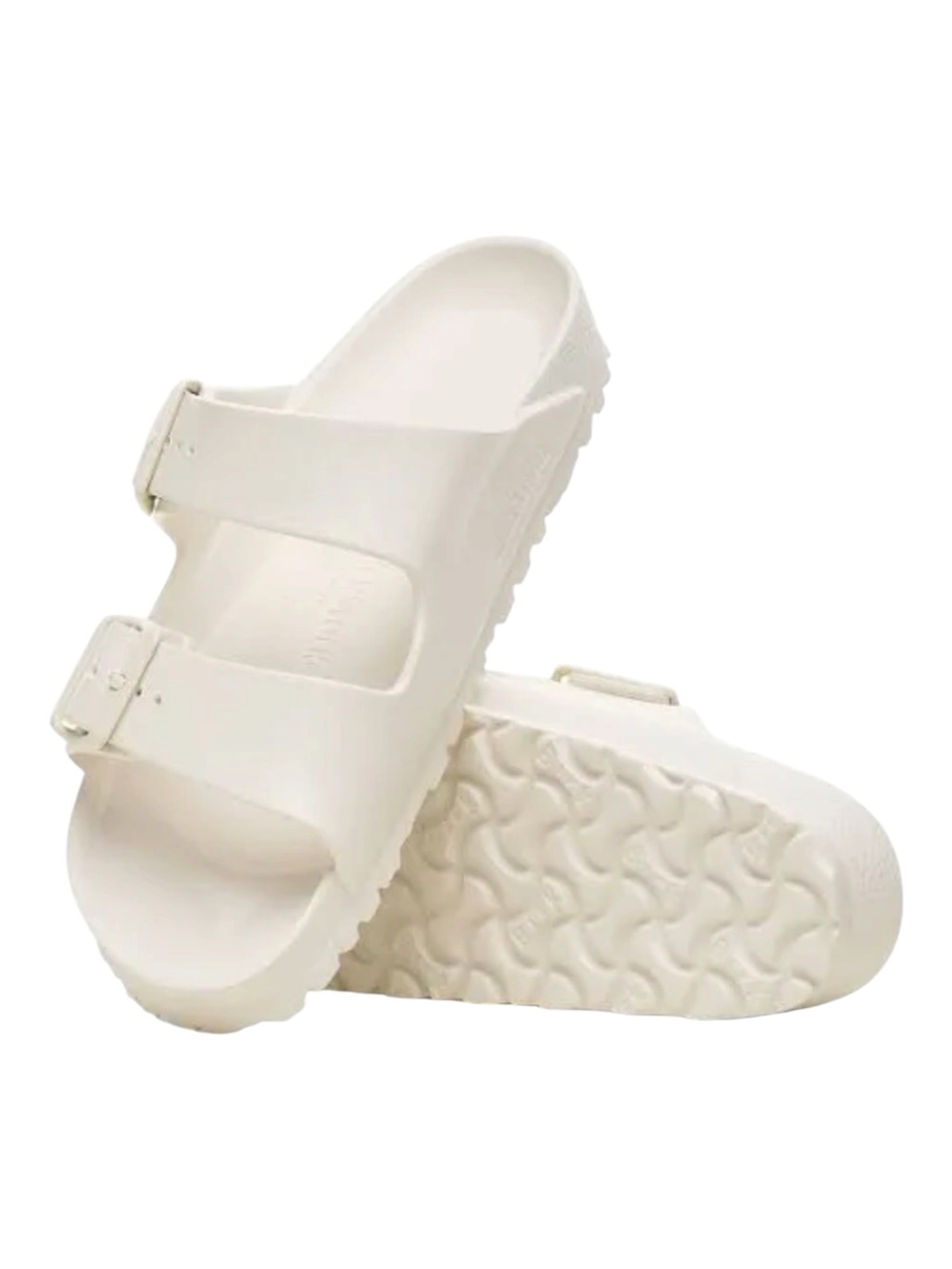 Birkenstock Arizona Essentials EVA Sandals Womens 39 US 8 Eggshell NWOB